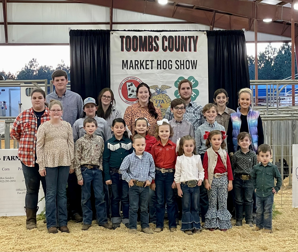 Toombs County Hog Show Participants